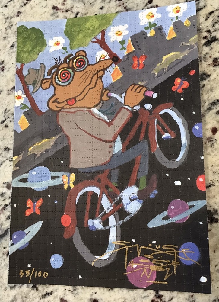 BLOTTER ART ORIGINAL TEST RUN SIGNED & NUMBERED By STANLEY MOUSE ONLY 100