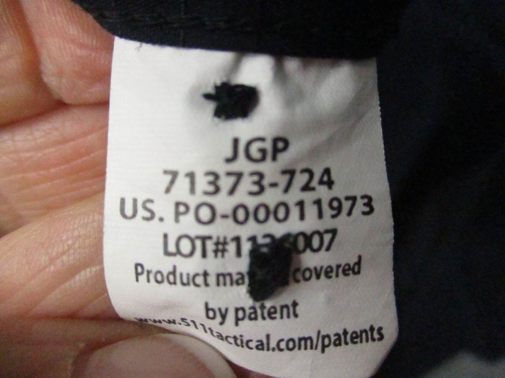 511 Tactical Shirt Medium Navy Blue Button Down Logo