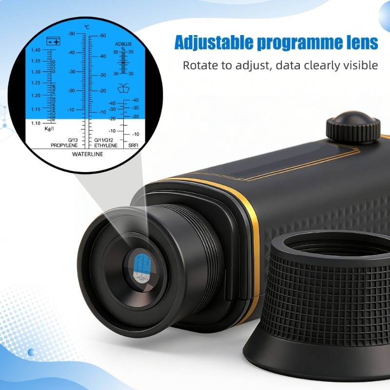 High Precise Handheld Refractometer For Antifreeze And Battery Fluid Testing