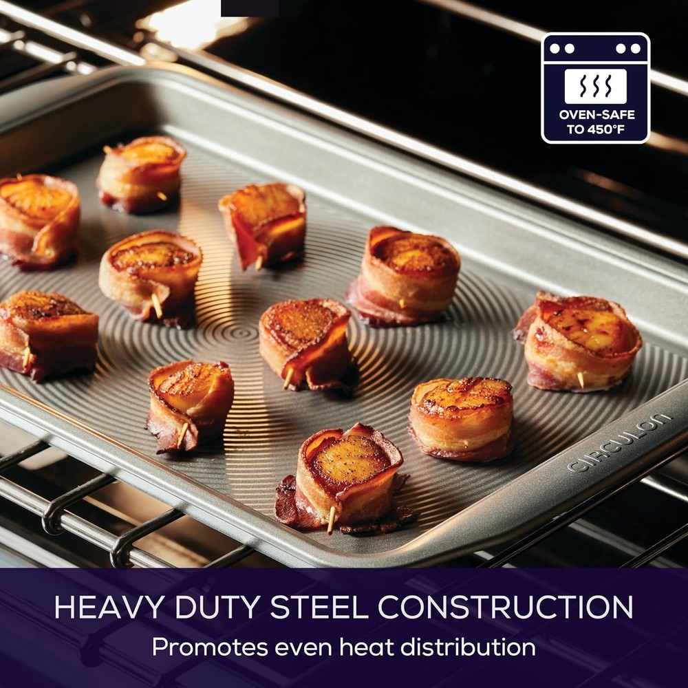 Nonstick Bakeware Set, Nonstick Cookie Sheet/Baking Pan - 2 Piece Set