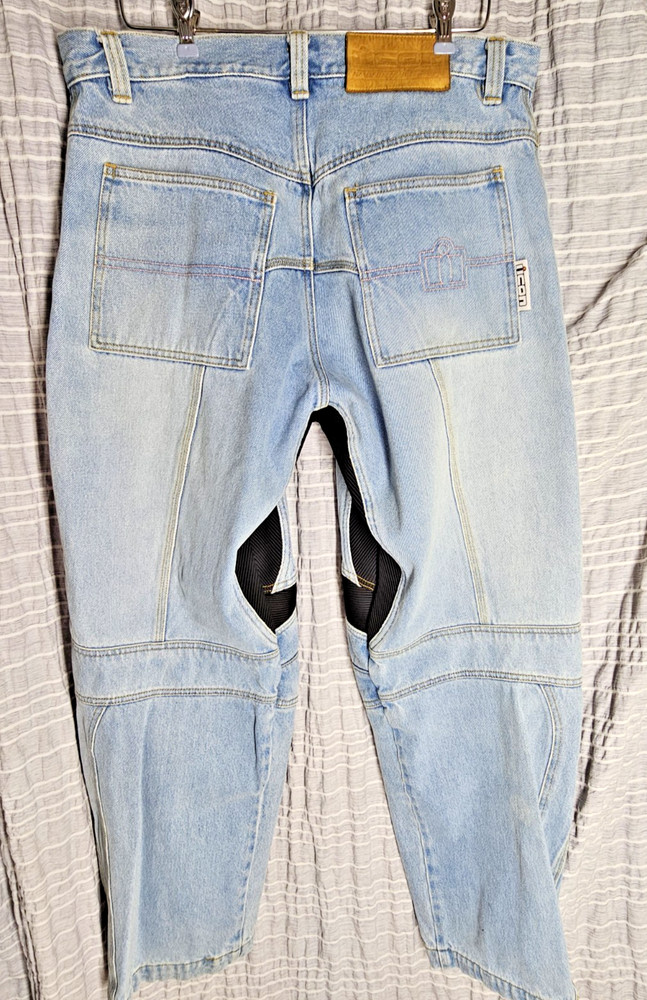 Icon Recon Pants-Asphalt Technologies Light Blue Size 36