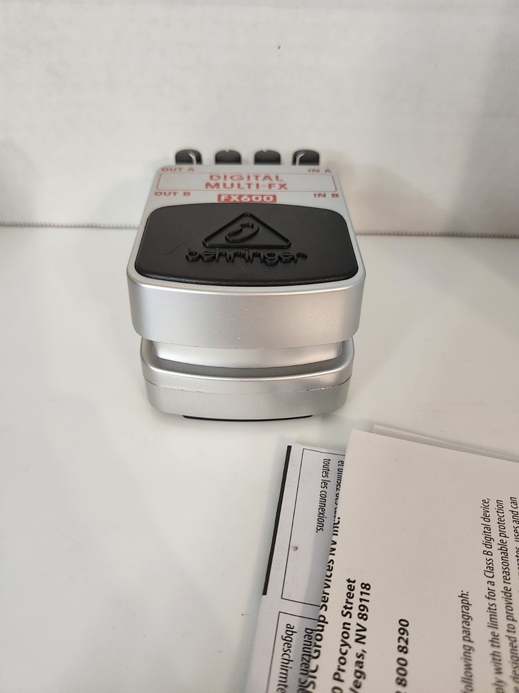 Behringer Fx600 Multi-Effector Electric Guitar Effecter