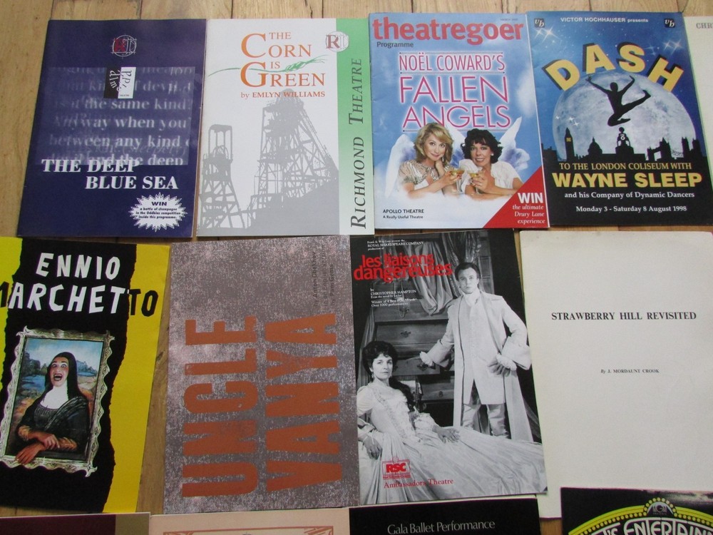 24 Large Mixed Theatre Opera & Ballet Programmes etc