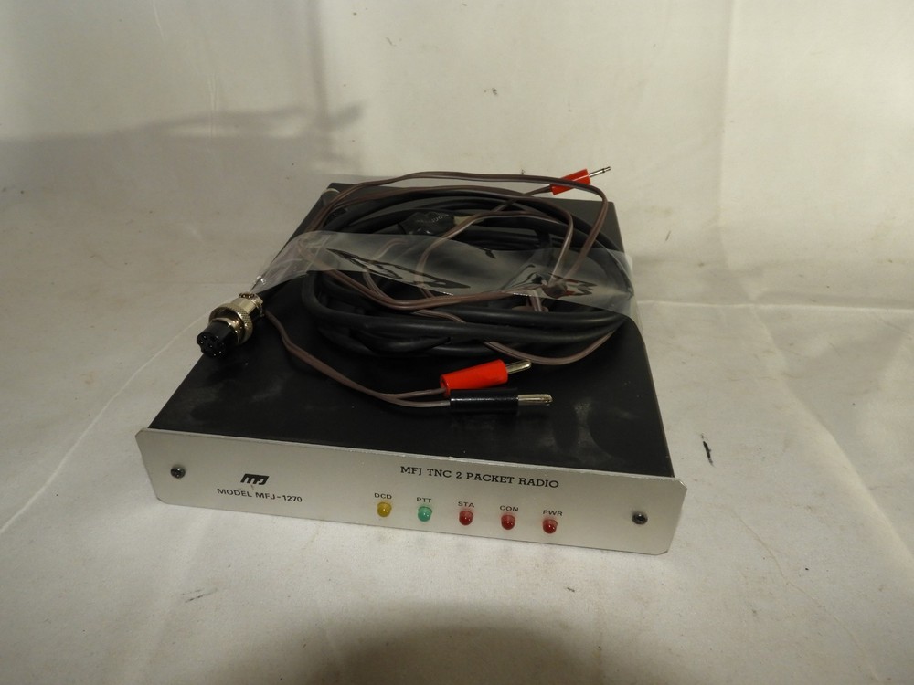 MFJ-1270 TNC2 Packet Radio Controller w/ Cables & Manual – Powers On, Untested