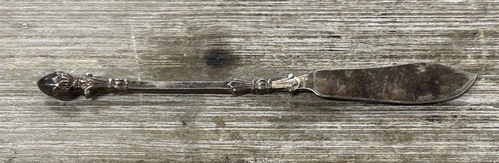 Vintage Silver Plated Butter Spoon 6.5”