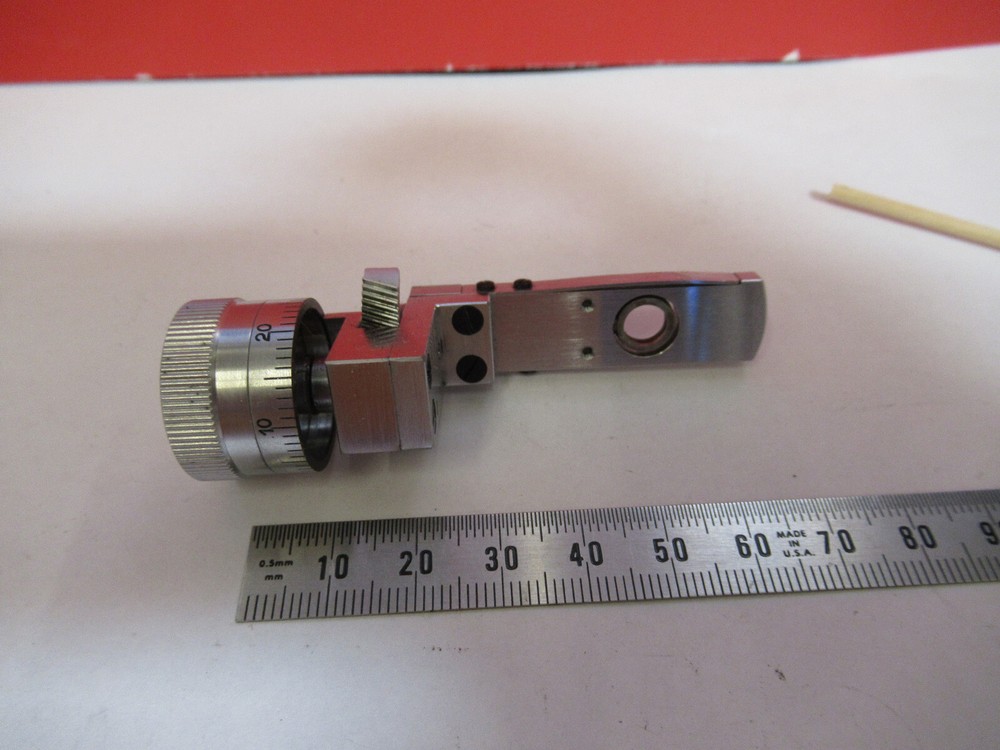 LEITZ GERMANY BEREK COMPENSATOR OPTICS MICROSCOPE PART AS PICTURED S4-B-55