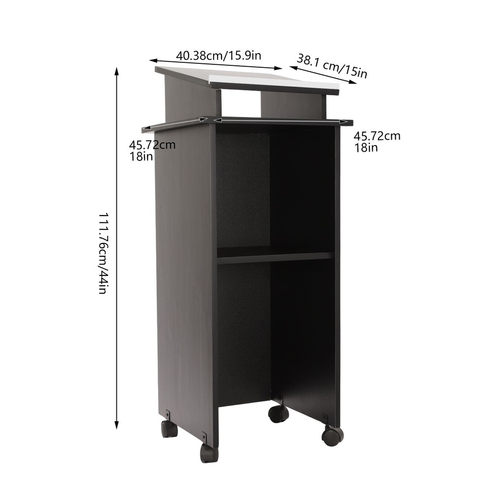 Ecological Rolling Adjustable Storage Medical Laptop Computer Cart for Classroom