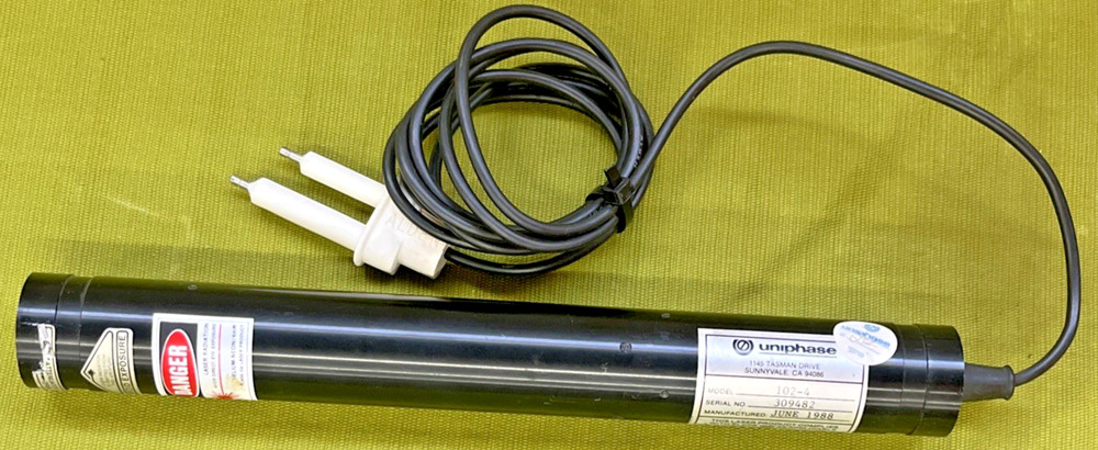 Uniphase 102-4 Helium-Neon Laser 4mW