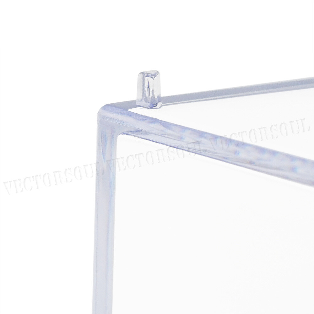 US Clear Acrylic Perspex Display Box Case 3.9" H Plastic Base Protection Figures