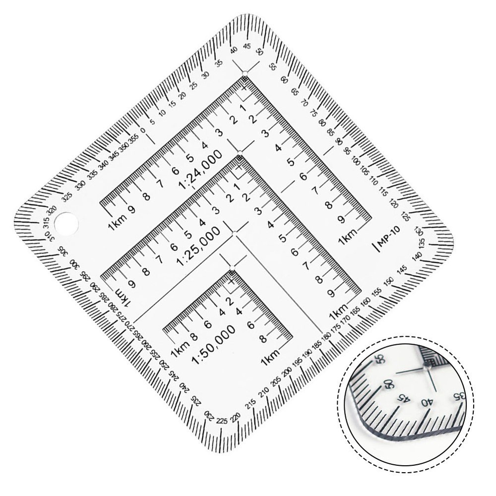 Easily Operable Geographic Coordinate Ruler for Engineers and Students