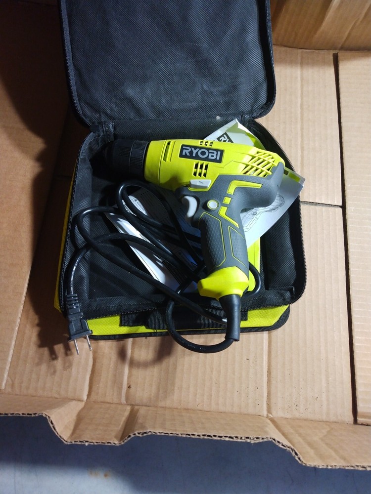 Ryobi 3/8 Inch Corded Power Drill 5.5 Amp Variable Speed Trigger D43K Tested