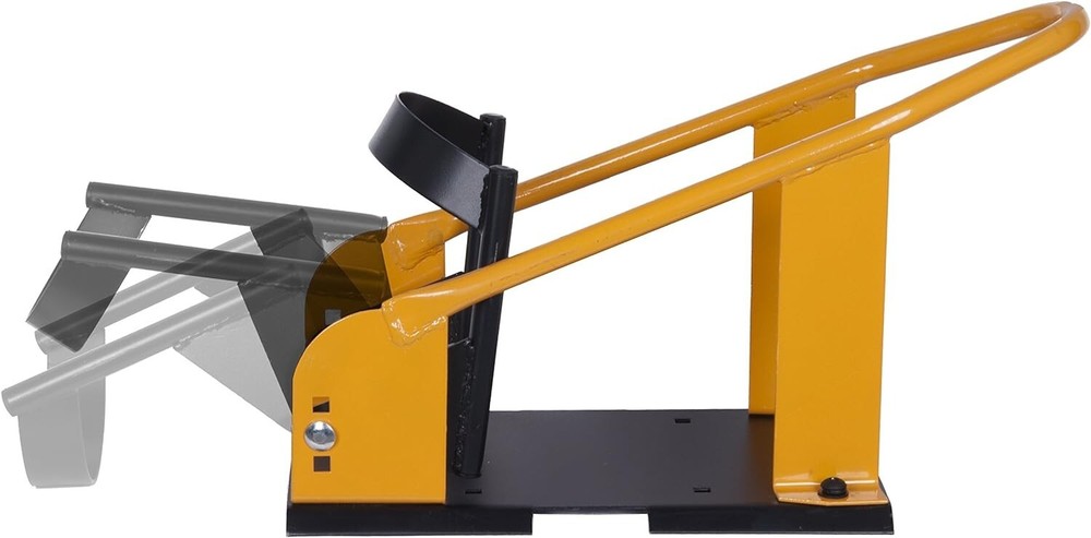 Solo Strap-Down Wheel Chock for Standard Motorcycles - Secure Transport Solution