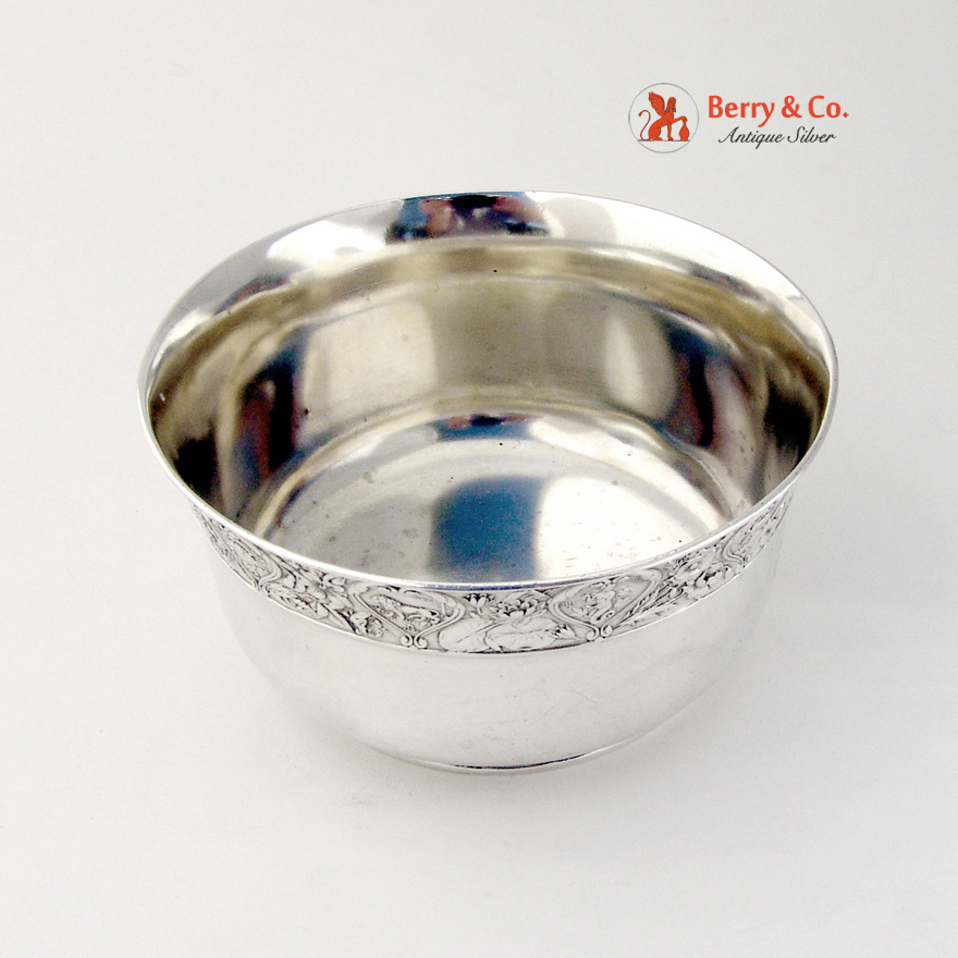 Zodiac Baby Bowl Sterling Silver Gorham 1908