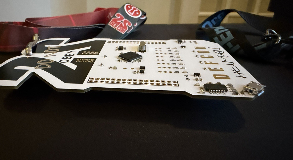 Defcon 22 (2014) Badge, Lanyard and complete conference program