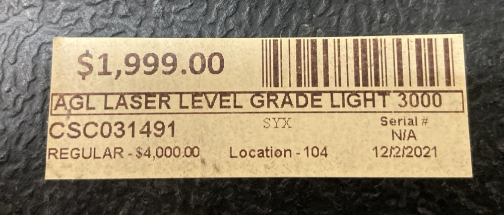 AGL laser Instruments GradeLight 3000