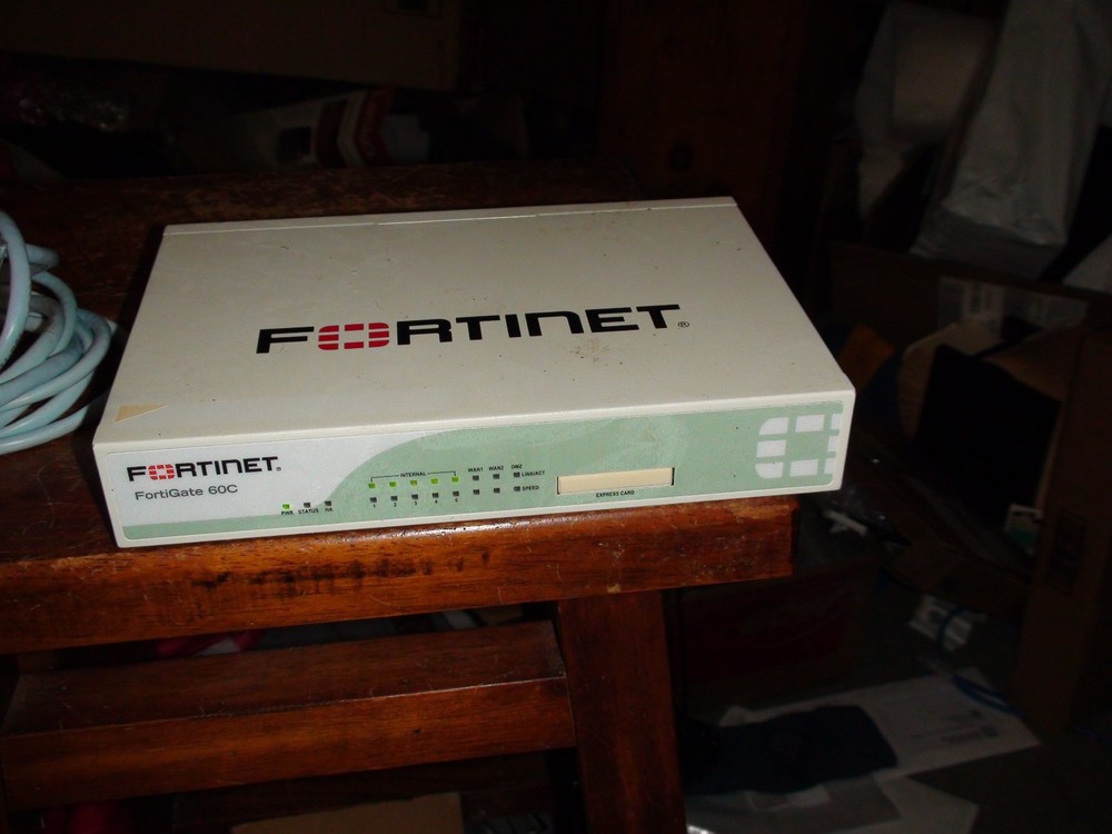 Fortinet FortiGate 60C Enterprise Network Security Firewall VPN w/ Power Supply