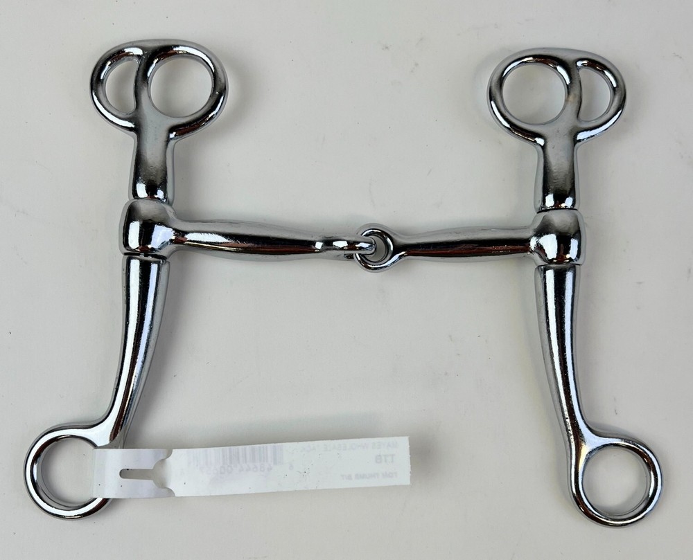 Tom Thumb Snaffle Bit 5" Mouth Nickel Plated New