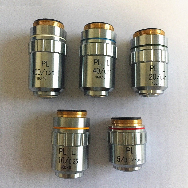 Plan Achromatic Long Working Distance Objective Lens f Metallurgical Microscope