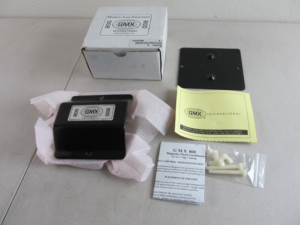GMX 800 Magnetic Fluid Conditioner For 1/2 - 1 Inch New, Open Box