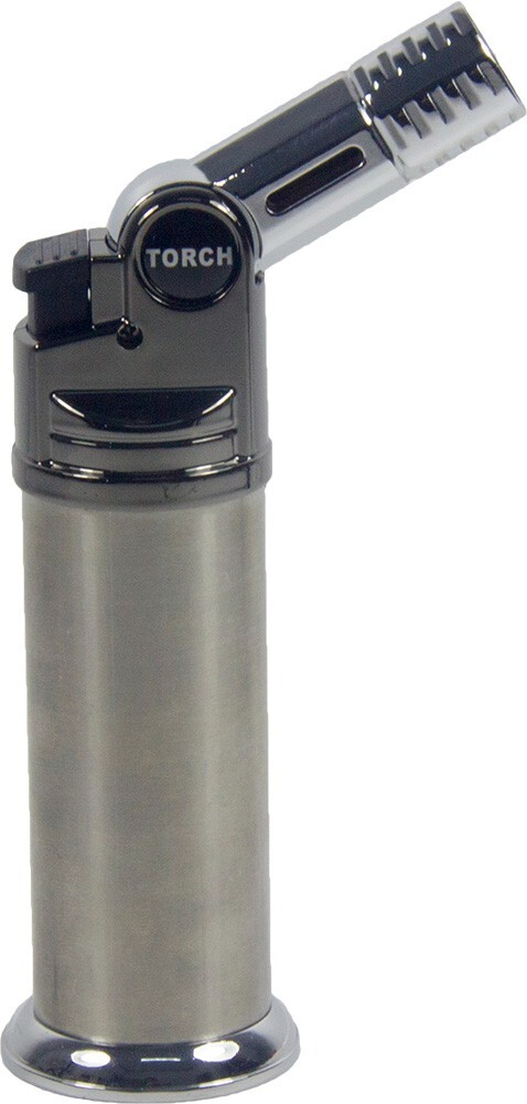 Metal Torch Lighter Adjustable Head Refillable Jet Flame for Cigar BBQ Gift