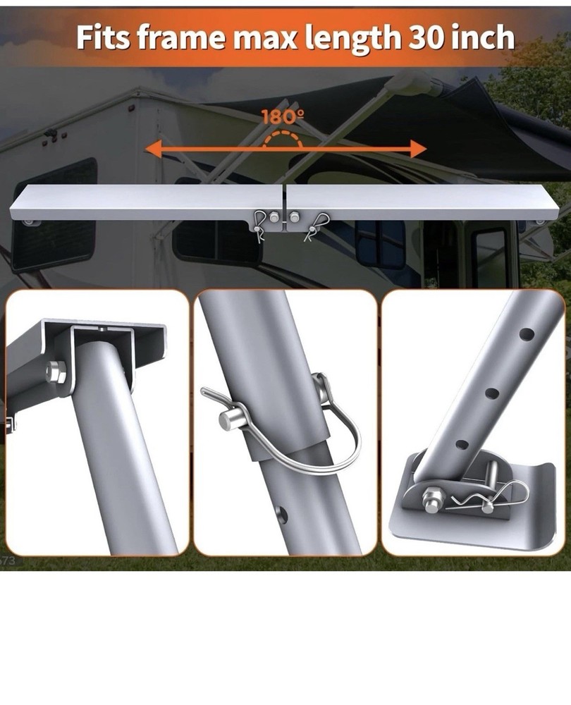 Universal RV Stabilizer, Help to Reduce Shaking Wobble Compact and Foldable C...