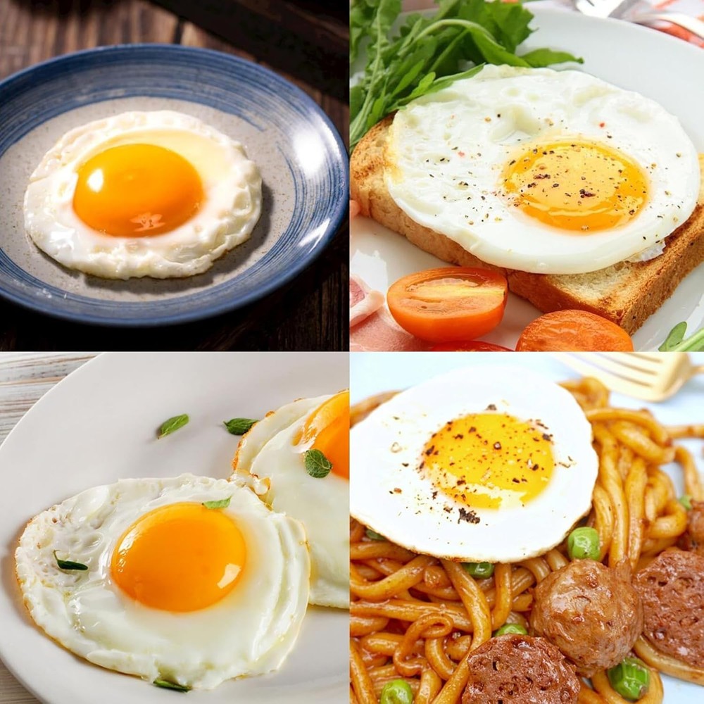 Black Silicone Egg Ring 4 Pack Egg Ring Molds for Fried Egg Non-stick Egg Cook