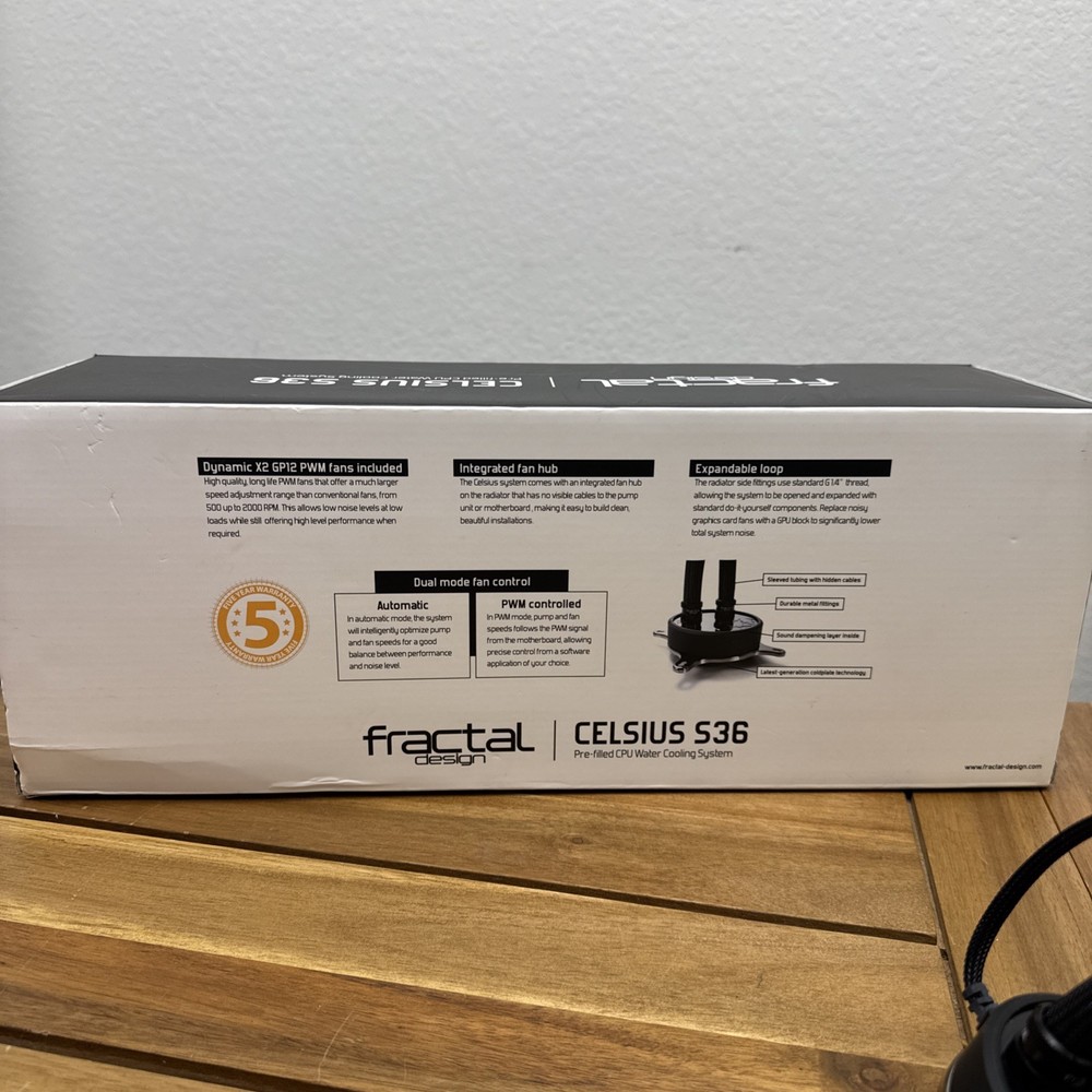 Fractal Design Celsius S36 CPU Water Cooling System