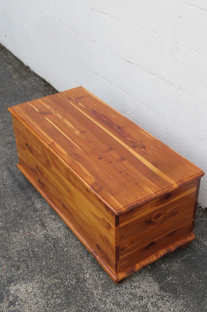 Solid Cedar Hope Chest Blanket Trunk Bench 6175