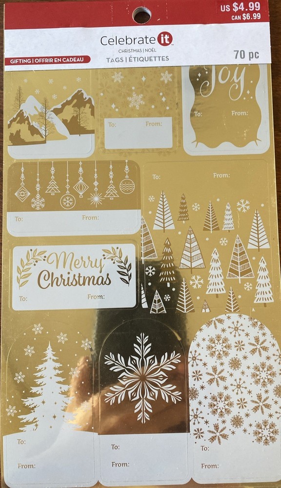 Christmas Card Tags