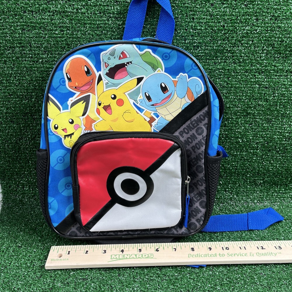 Bioworld Pokemon Kids Small Backpack Multicolor Size 11"