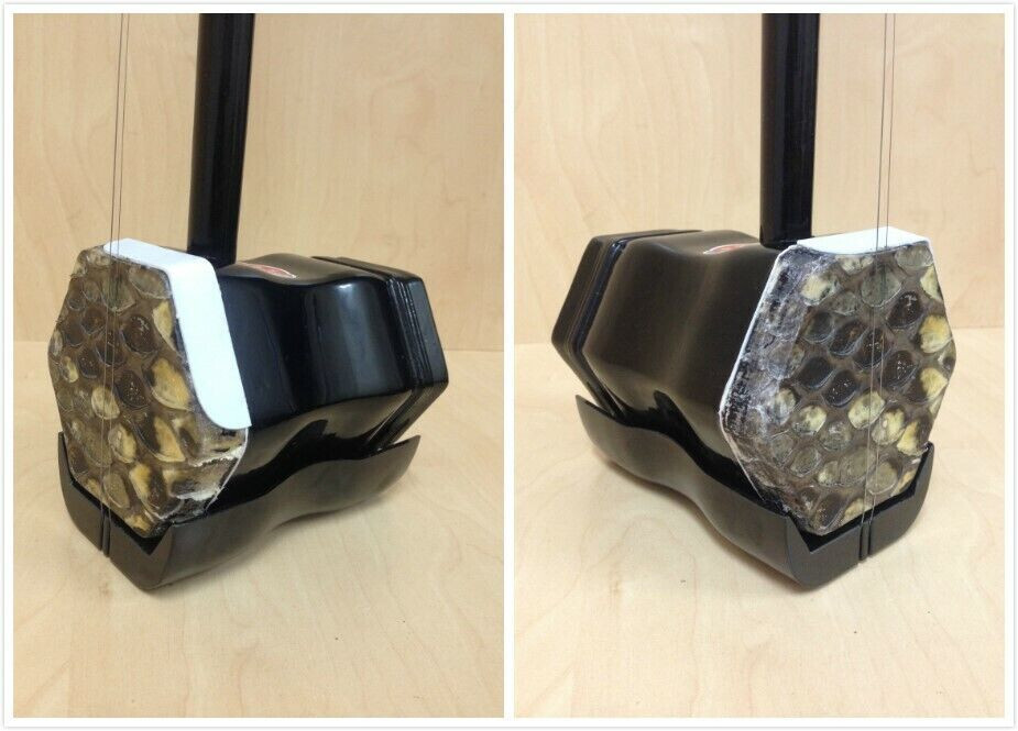 Chinese 2-stringed Fiddle, Erhu, Solid Timber Body,Neck + Foam Case,Strings