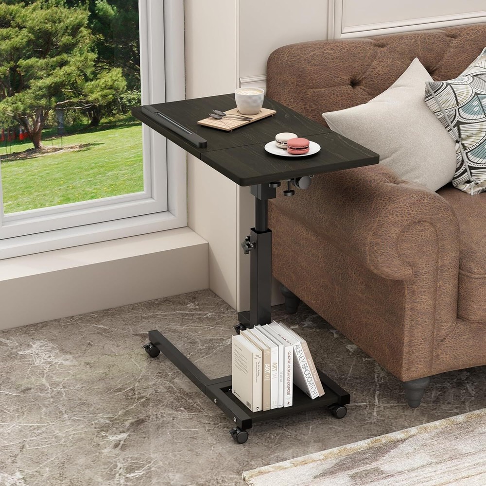 Laptop Desk Bed Stand for Portable Overbed Bedside Black