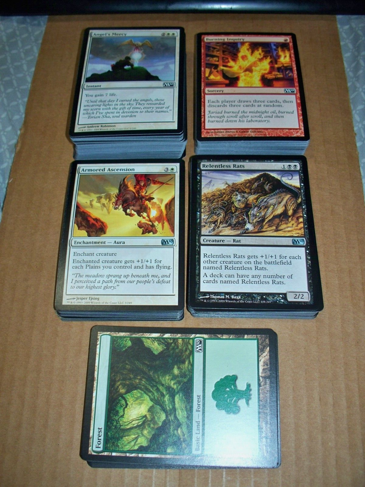 MTG 1x Magic 2010 M10 Core Set Complete Common & Uncommon & Basic Land Set NM/M