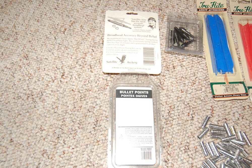 Archery Arrow Making Supplies - Target Points, Vanes, Inserts