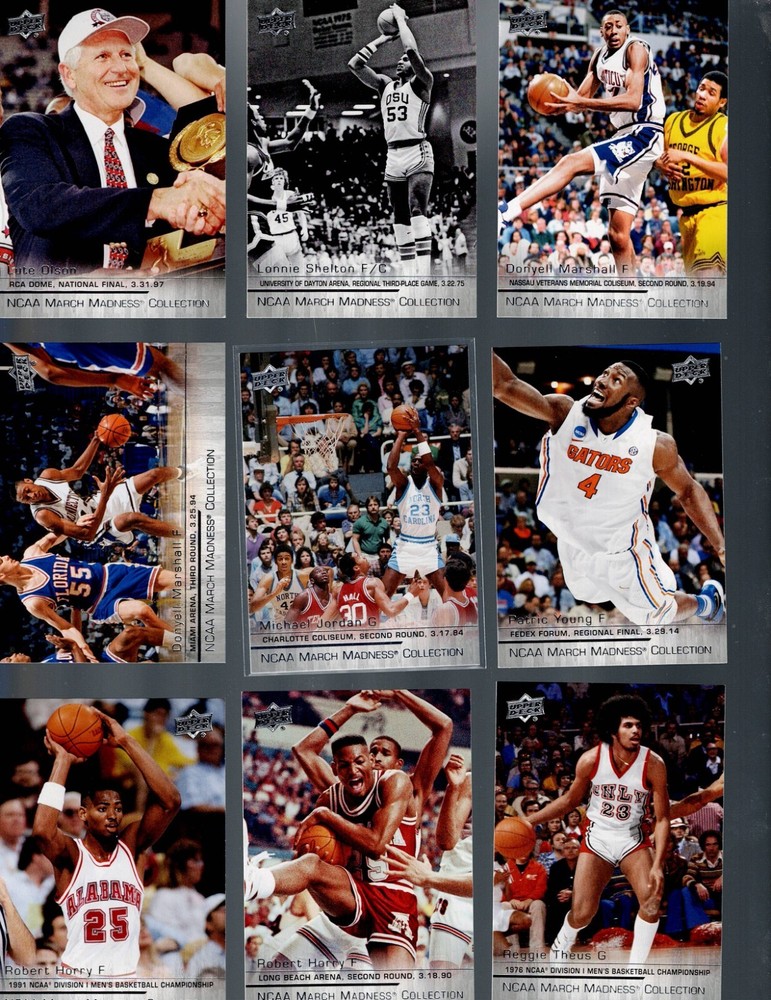 2014-15 UPPERDECK NCAA MARCH MADNESS BASKETBALL COMPLETE YOUR SET U PICK