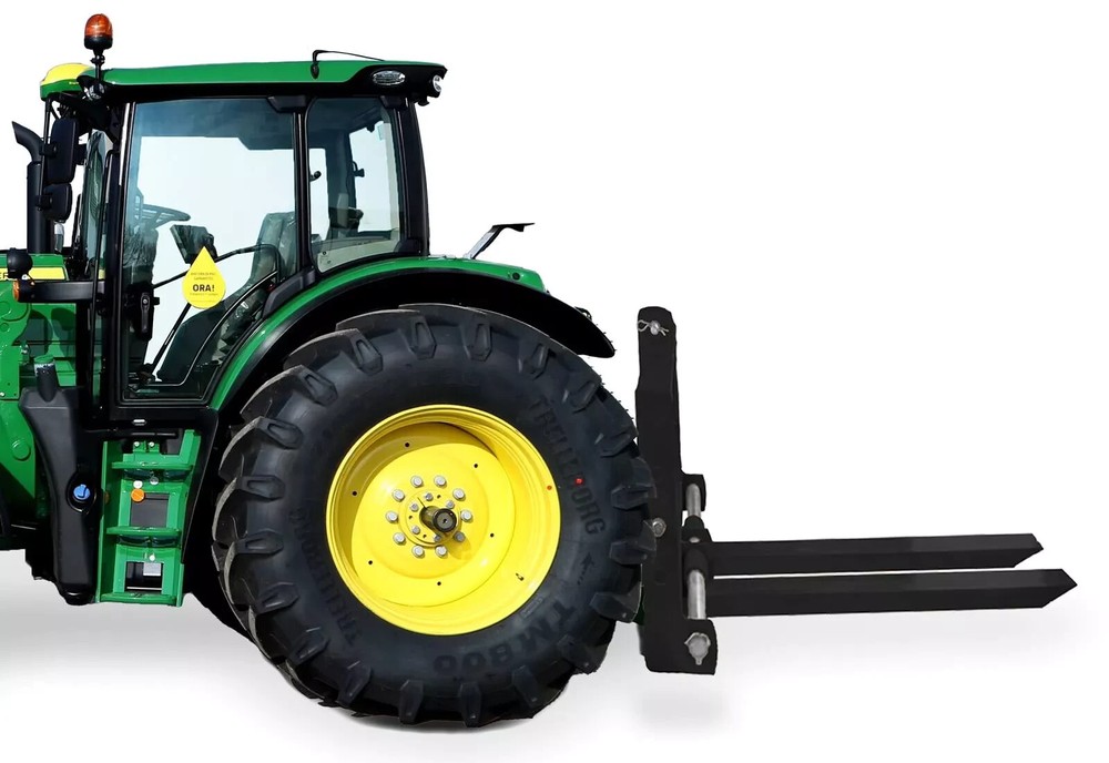 Pallet fork for tractor, load capacity 1,500 lbs, fork length 36 in, TecMaschin