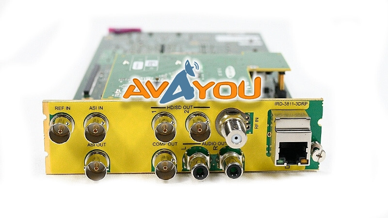 Miranda GV IRD-3811-VQ Integrated MPEG-4 Receiver/Decoder +3DRP