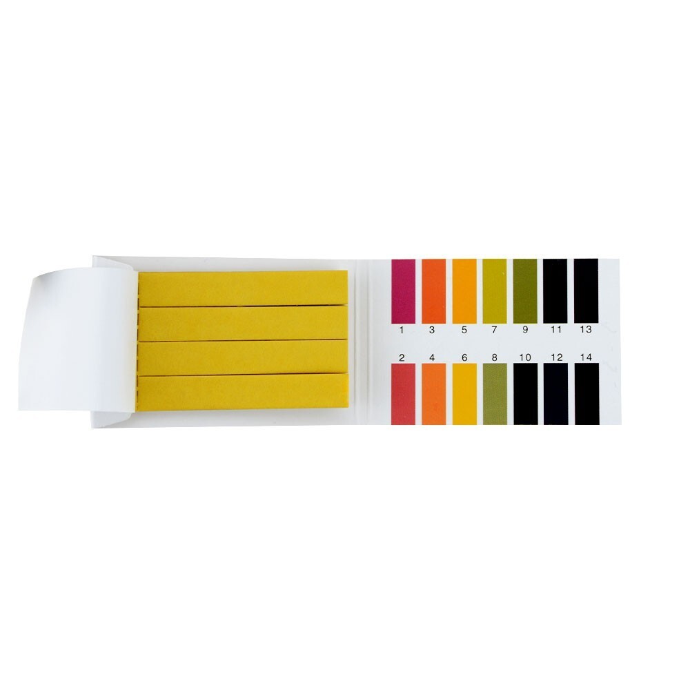 Accurate pH Indicator Test Strips 80 Pack Litmus Tester for Lab Analysis