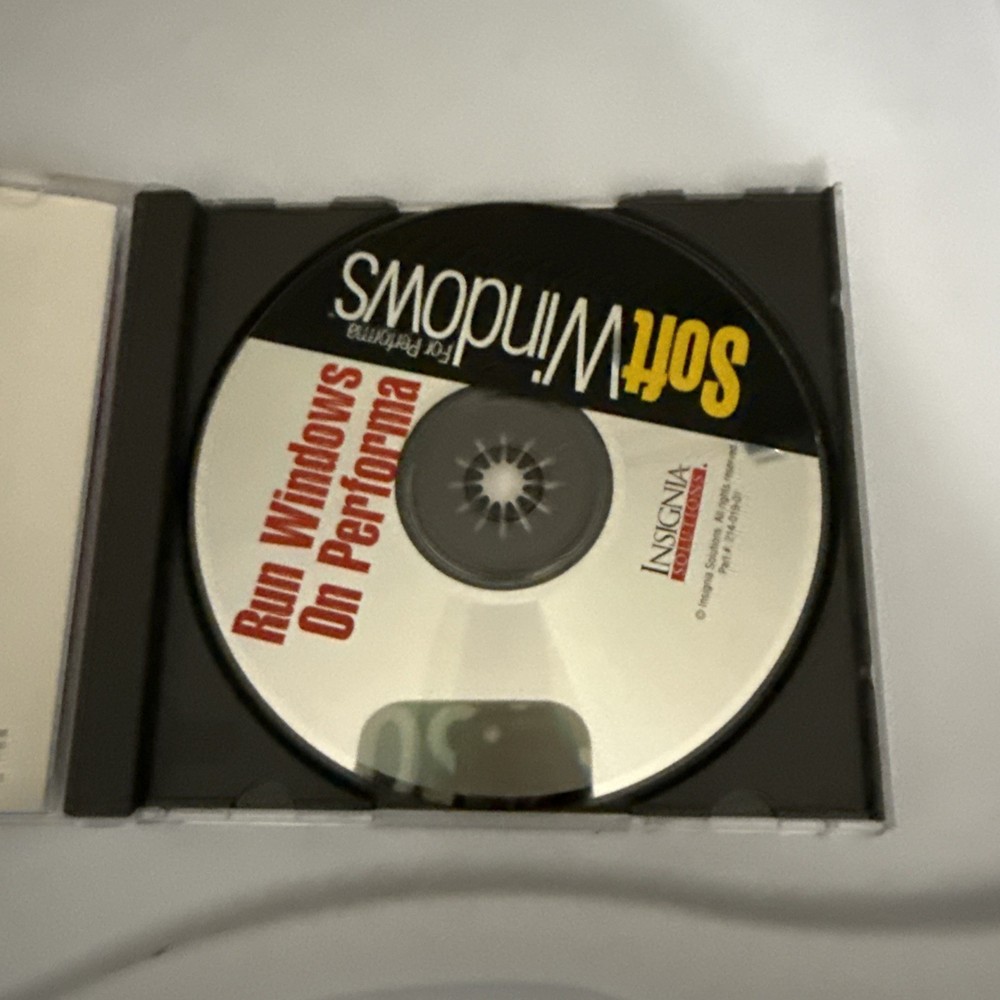 Soft Windows 3.1 for Apple Mac Performa install disc w password rare software