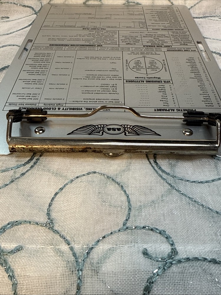 VFR Kneeboard ASA KB-1 For Pilots, Missing Strap