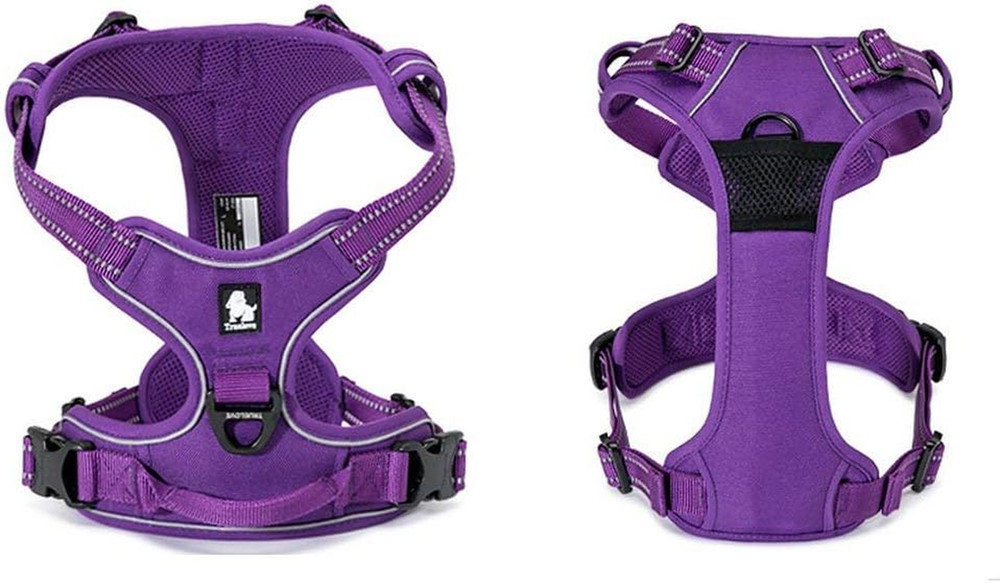 Adjustable No-Pull Dog Harness Reflective Pup Vest Harnesses Comfortable Control
