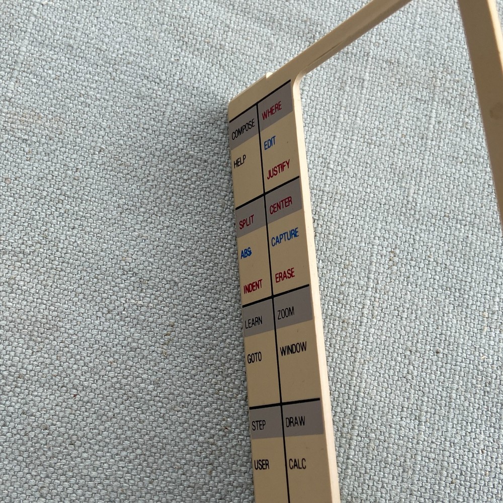 Keyboard Function Key Templates Overlay Symphony Lotus IBM Computer? Vintage