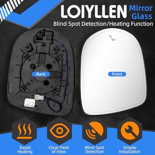 Driver Side Mirror Replacement for Lexus RX350 2010 2011 2012 2013 2014 2015,