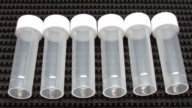 6 Plastic 1+ oz Gold Vials Panning Mining Prospecting Dredge Sluice