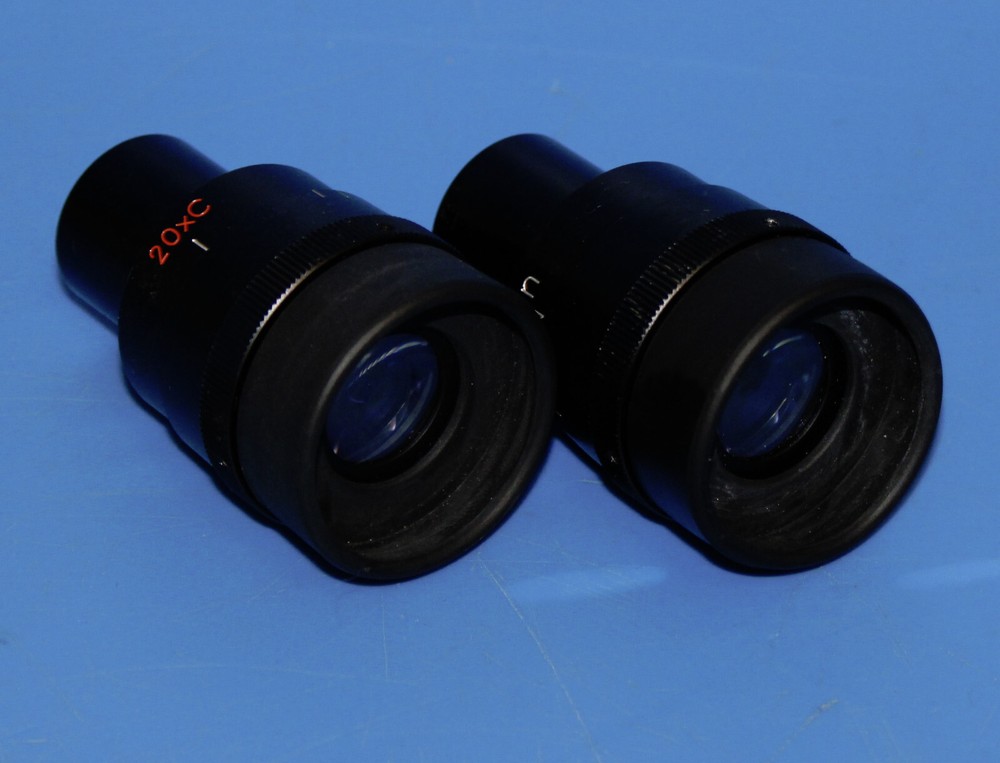 Pair NIKON 20xC Microscope eyepiece