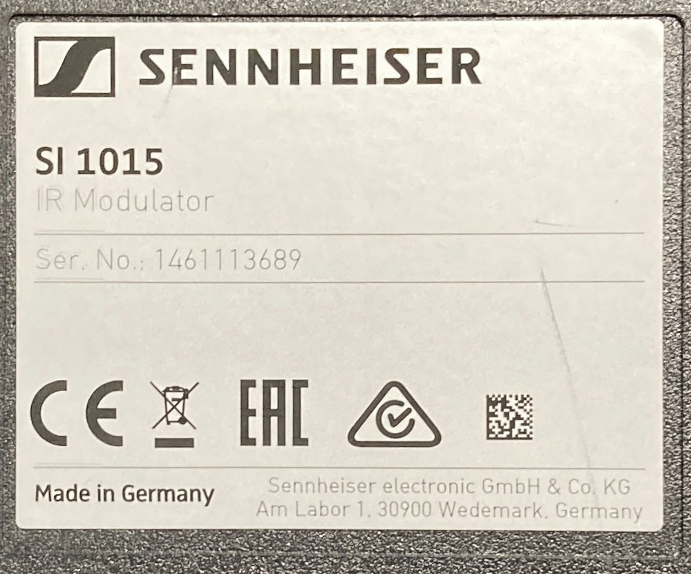 Sennheiser SI 1015 Infrared Modulator (Unit Only)