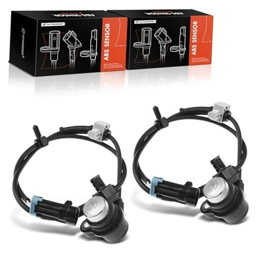 ABS Wheel Speed Sensor Compatible with Chevy, Buick, Saab & GMC Pack of 2