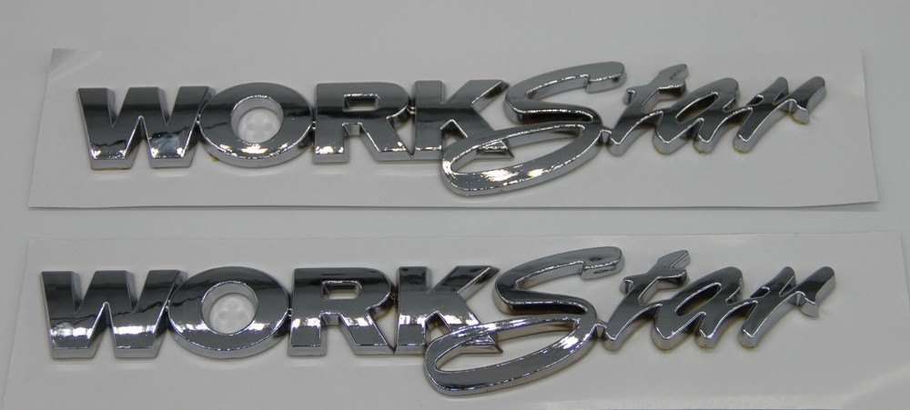 For International Truck Workstar Emblems Logo Silver/Chrome Colored