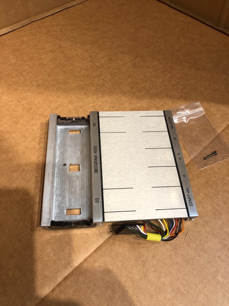 B&O 4002 turntable parting: Control Panel