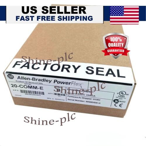 New Factory Sealed Allen Bradley 20-COMM-E SER B Ethernet / IP Adaptor 20COMME